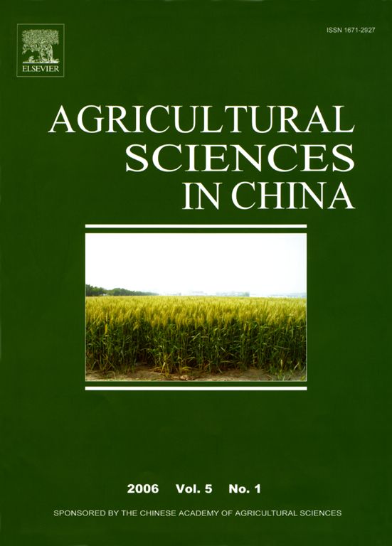 Go to journal home page - Agricultural Sciences in China